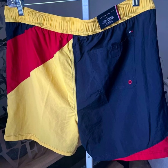 Tommy Hilfiger Mens Swim Trunks XL Vintage Style Swim Trunk 7" Inseam NWT $69.50 - Picture 8 of 9